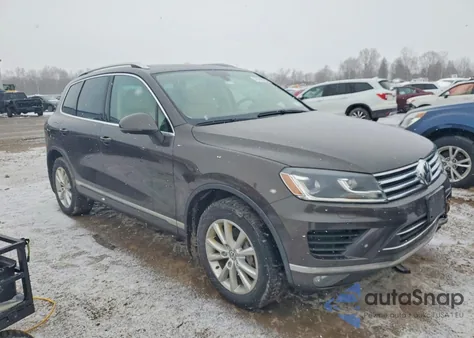 2015 Volkswagen Touareg V6 Tdi из США, поврежденный, VIN WVGEP9BP0FD002814
